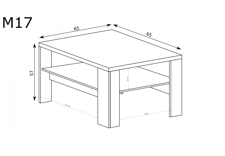 Stolik kawowy Mediolan M-17