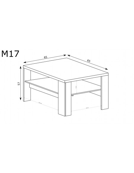 Stolik kawowy Mediolan M-17