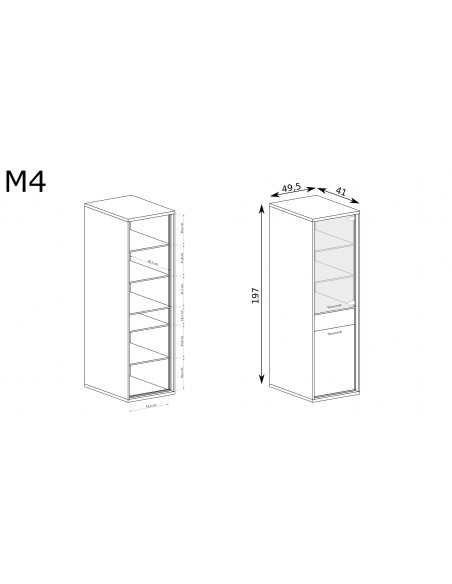 Witryna Mediolan M-4 Witryna Mediolan M-4