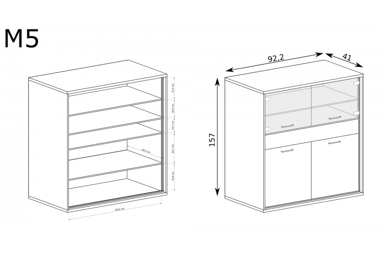 Witryna Mediolan M-5 Witryna Mediolan M-5