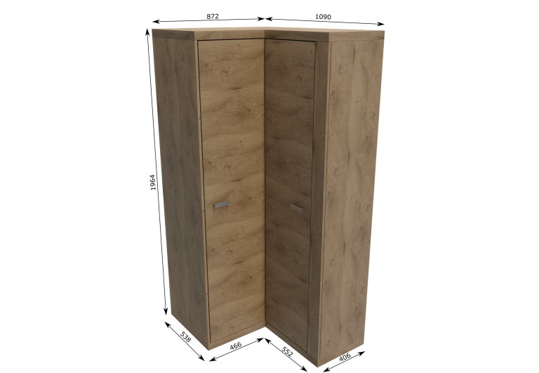 Szafa narożna Natural N-14