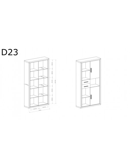 Regał Dallas D-23