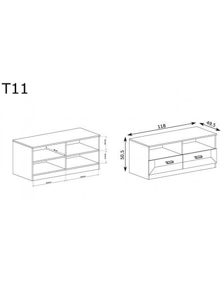 Szafka RTV Tadeusz T-11