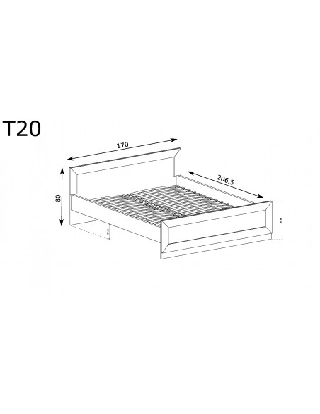 Łóżko 160 Tadeusz T-20