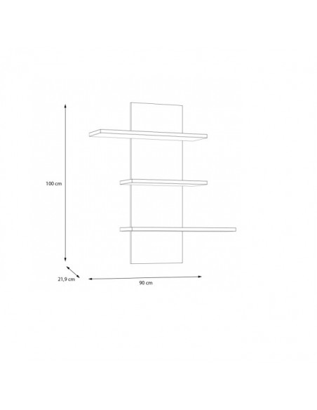 Półka wisząca Joadakis
