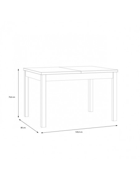 Stół rozkładany Joadakis