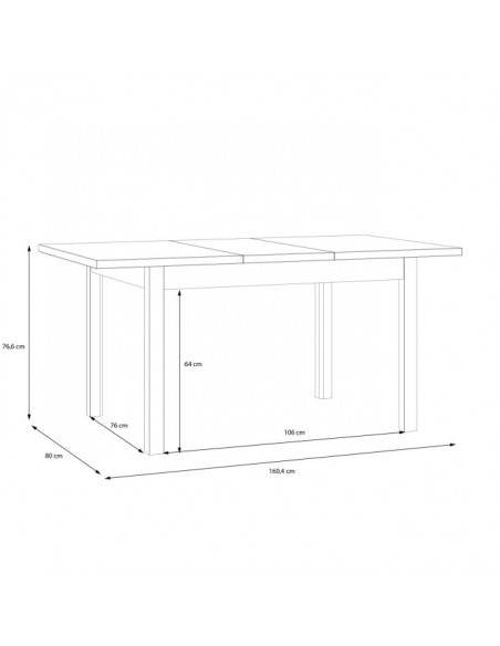 Stół rozkładany Joadakis