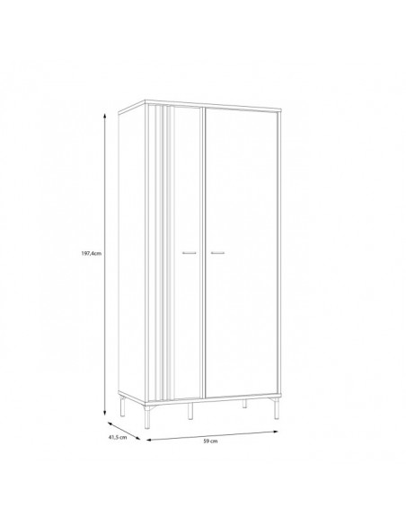 Szafa ubraniowa Joakimis
