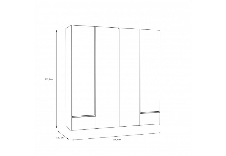Szafa ubraniowa Lenybelardo