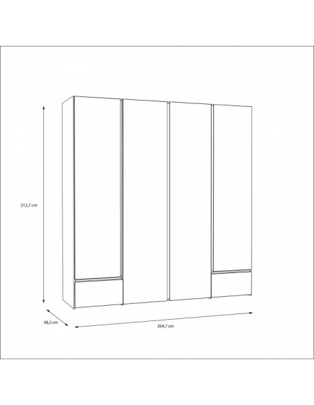 Szafa ubraniowa Lenybelardo
