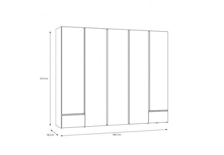 Szafa ubraniowa Lenybelardo