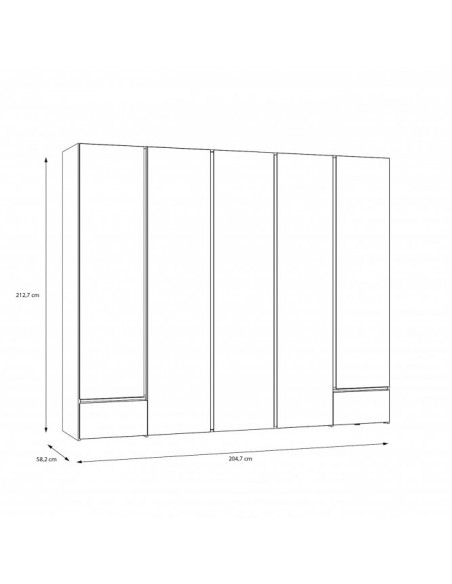 Szafa ubraniowa Lenybelardo