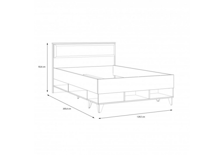 Łóżko młodzieżowe 120 Lya