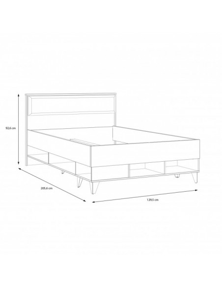 Łóżko młodzieżowe 120 Lya