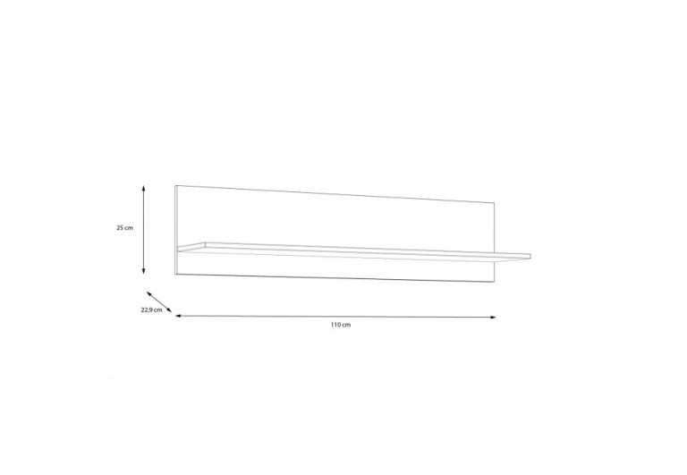 Półka wisząca Lya