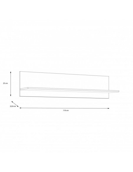 Półka wisząca Lya