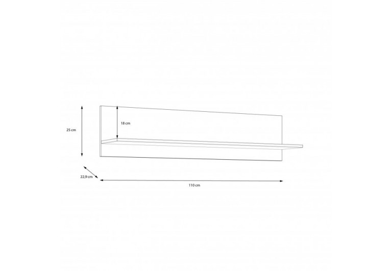 Półka wisząca Lya