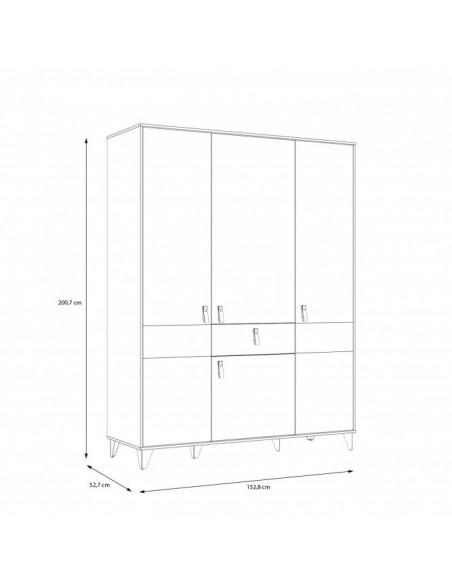 Szafa ubraniowa Lya