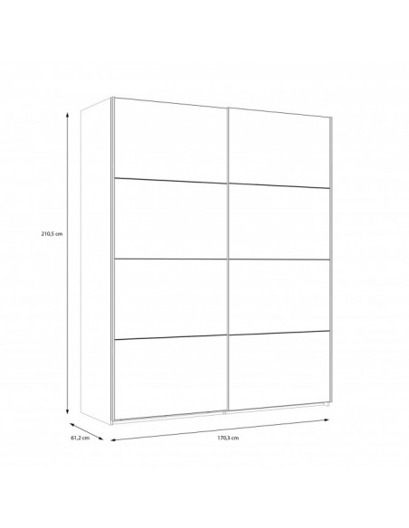 Szafa ubraniowa Lya