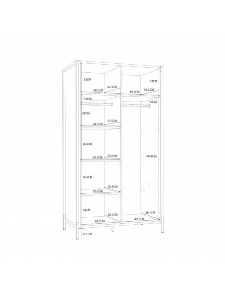 Szafa ubraniowa Oriental Tree