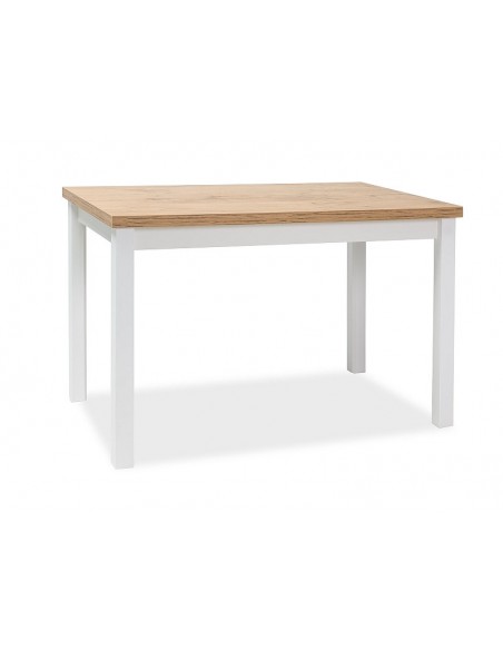 Stół Adam 100 Dąb Lancelot/Biały