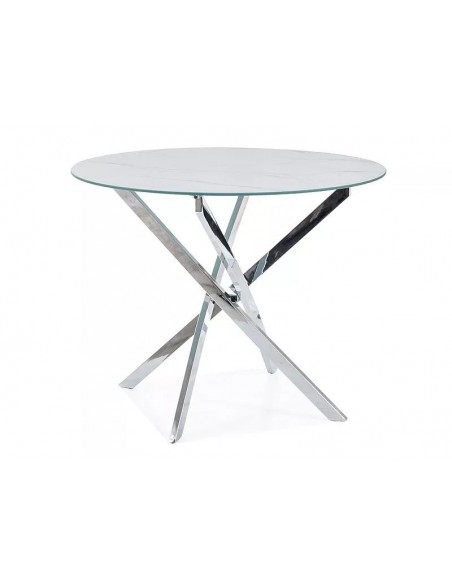 Stół okrągły marmurkowy 90 Agis