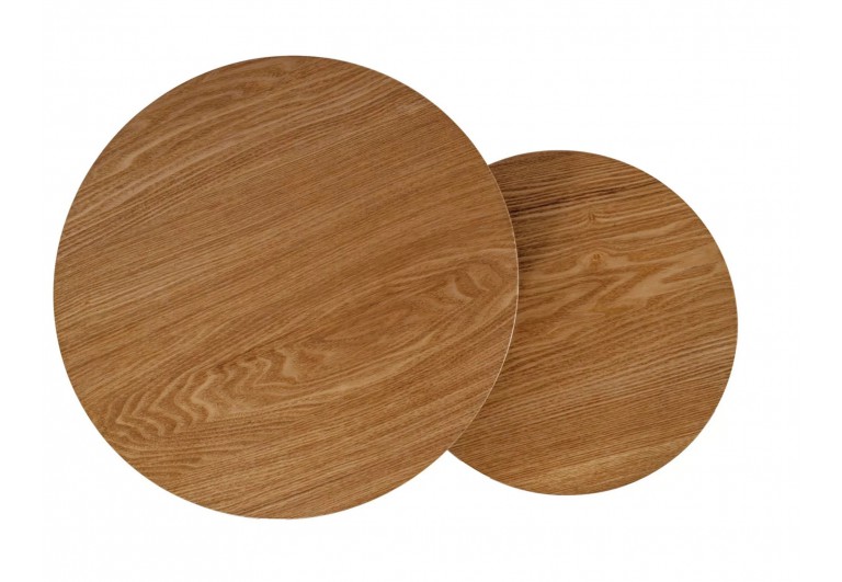 Zestaw ław okrągłych dąb Amaro