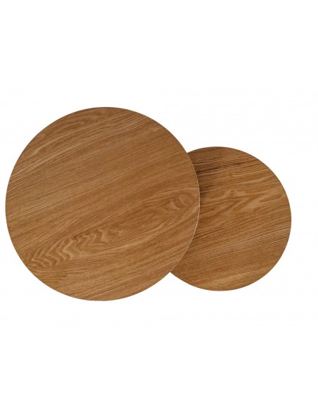 Zestaw ław okrągłych dąb Amaro