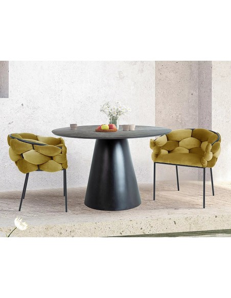 Stół okrągły 120 marmur Angel