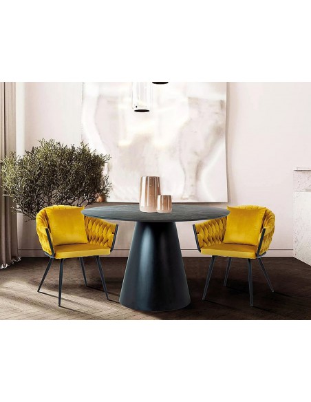 Stół okrągły 120 marmur Angel