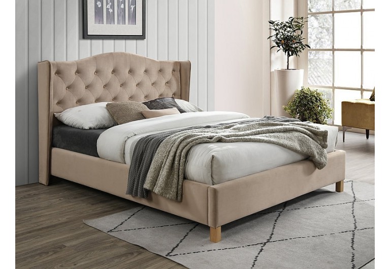 Łóżko 160 Aspen Bluvel 28 Velvet