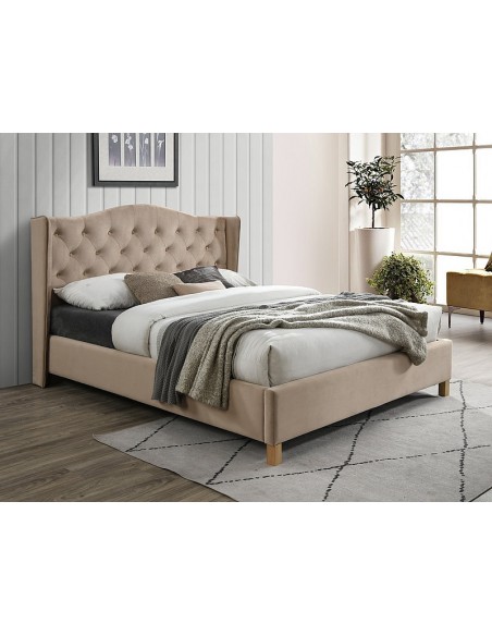 Łóżko 160 Aspen Bluvel 28 Velvet