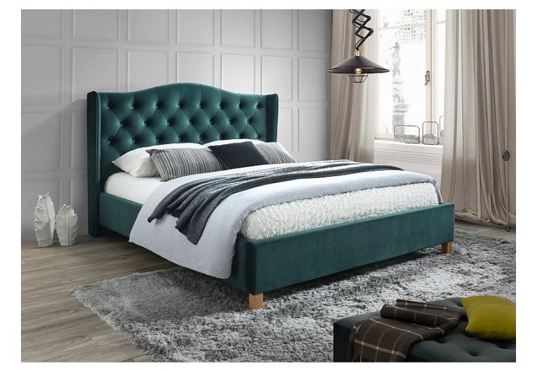 Łóżko 160 Aspen Bluvel 78 Velvet