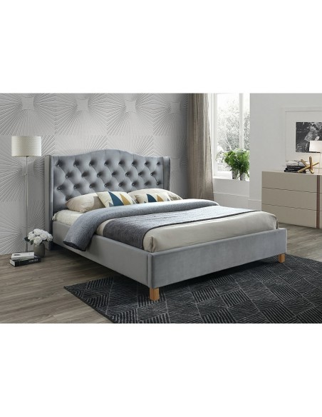Łóżko 180 Aspen Bluvel 14 Velvet Łóżko 180 Aspen Bluvel 14 Velvet