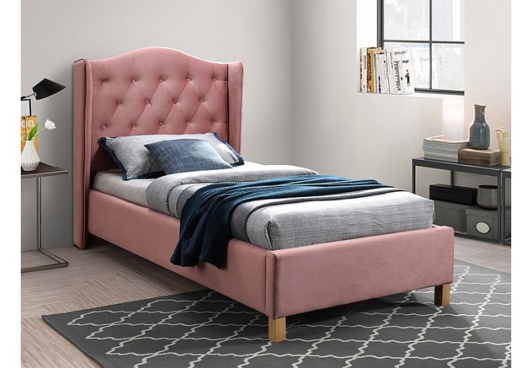 Łóżko 90 Aspen Bluvel 52 Velvet