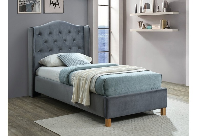 Łóżko 90 Aspen Bluvel 14 Velvet