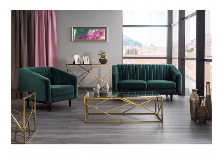 Fotel tapicerowany Asprey Bluvel 78 Velvet 1