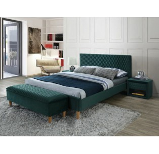 Łóżko 160 Azurro Bluvel 78 Velvet