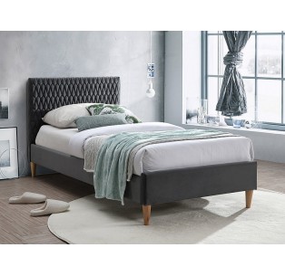 Łóżko 90 Azurro Bluvel 78 Velvet