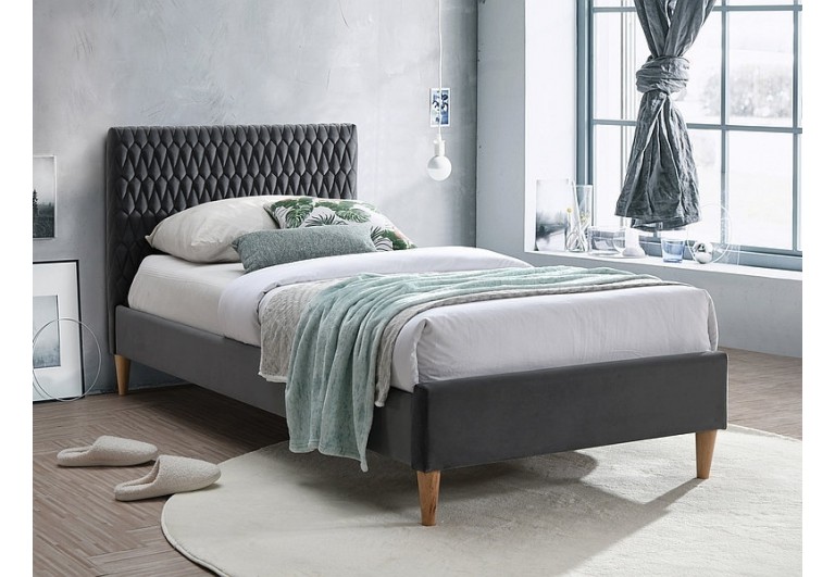Łóżko 90 Azurro Bluvel 78 Velvet