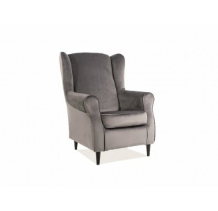 Fotel Baron Szary Velvet Bluvel 14