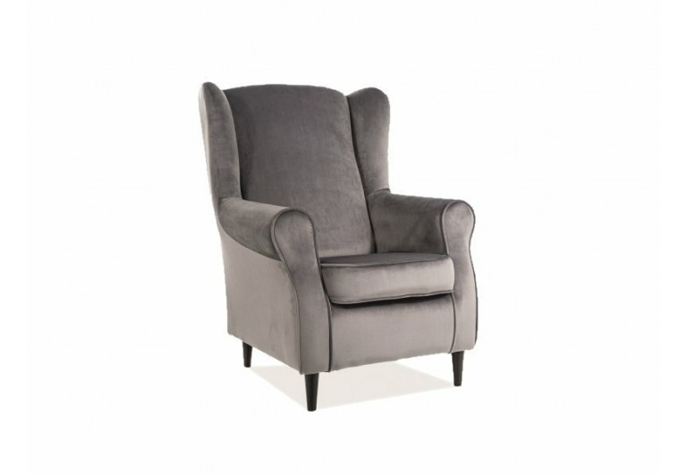 Fotel Baron Szary Velvet Bluvel 14