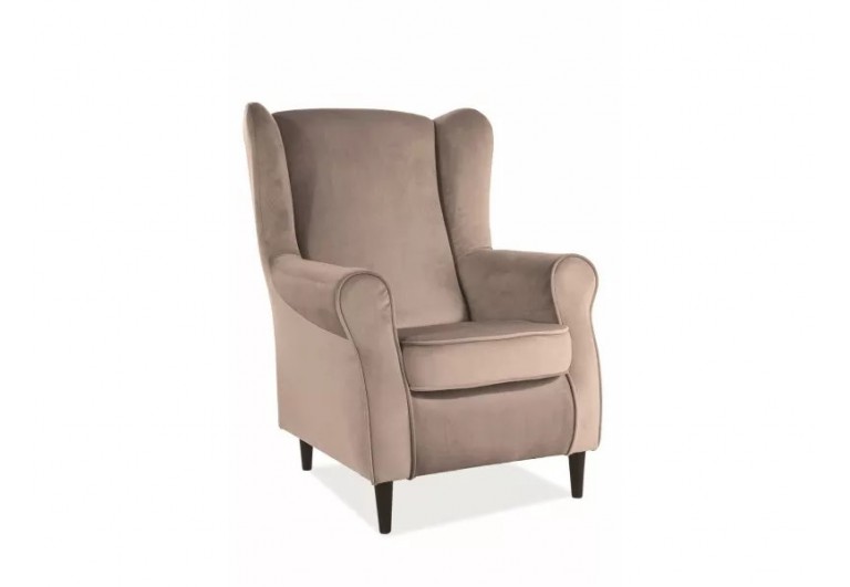 Fotel Baron Beżowy Velvet Bluvel 28