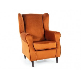 Fotel Baron Cynamonowy Velvet Bluvel 4215
