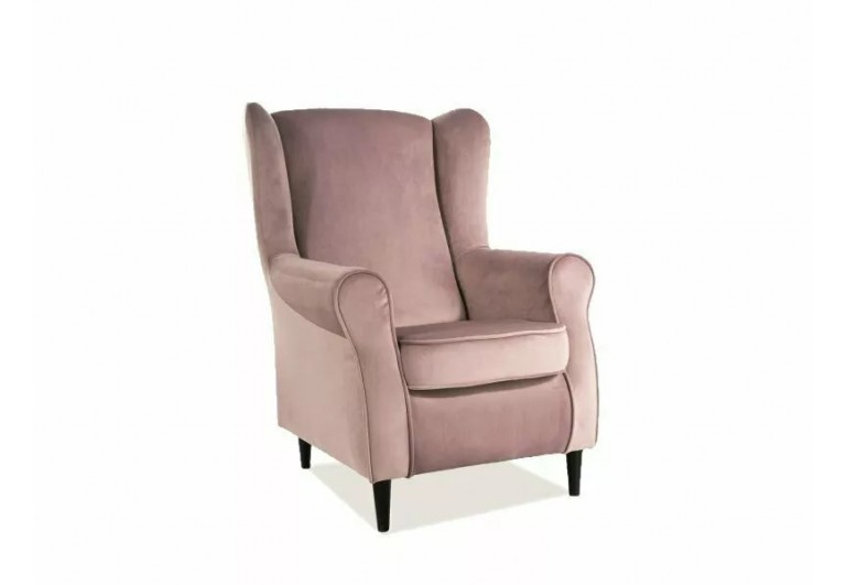 Fotel Baron Różowy Velvet Bluvel 52