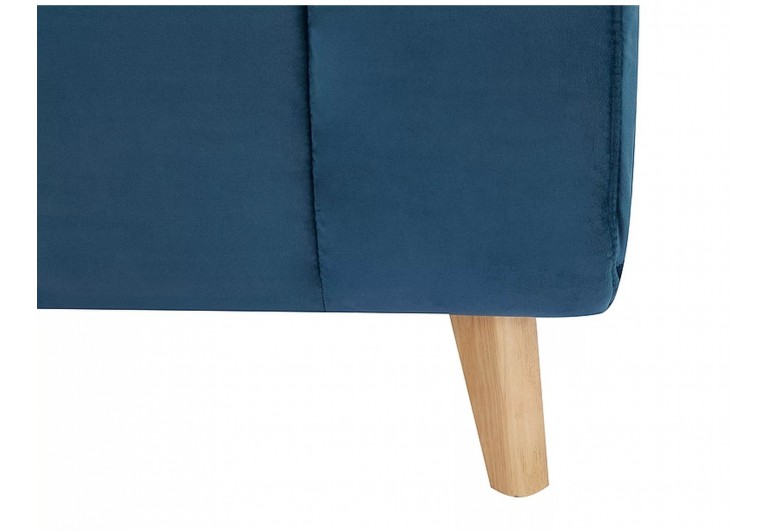 Fotel rozkładany Billy Niebieski Velvet