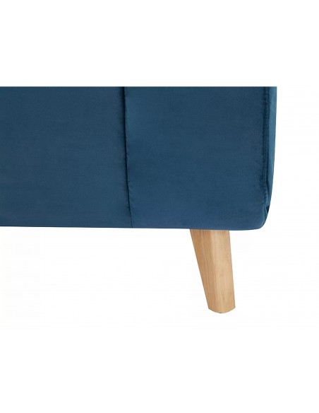 Fotel rozkładany Billy Niebieski Velvet