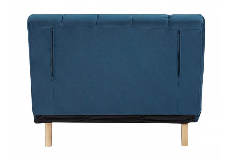 Fotel rozkładany Billy Niebieski Velvet