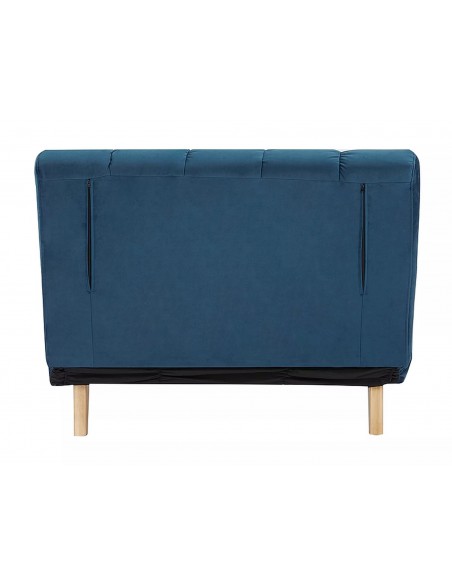 Fotel rozkładany Billy Niebieski Velvet