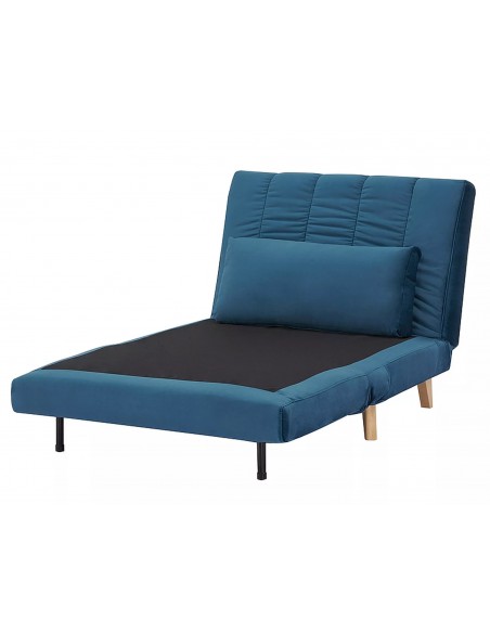 Fotel rozkładany Billy Niebieski Velvet